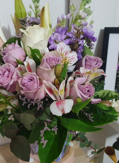 Sugar Rush
 - This gorgeous hand-tied bouquet of sweet pastel shades is sure to bring joy and delight. Crammed with beautiful flowers guaranteed to put a boost into any occasion.
